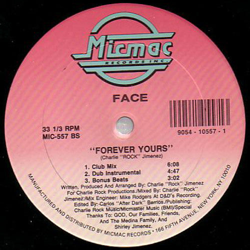Face (5) : Forever Yours (12")