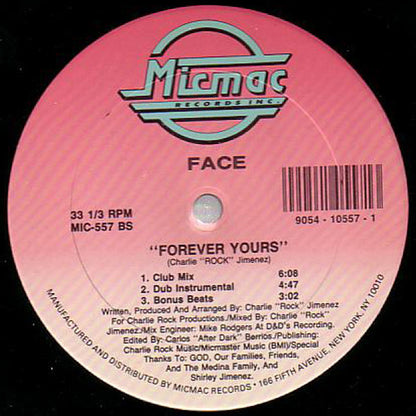 Face (5) : Forever Yours (12")