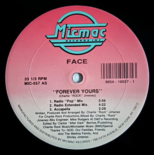 Face (5) : Forever Yours (12")