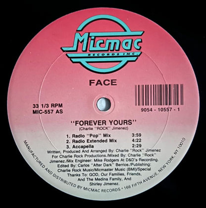 Face (5) : Forever Yours (12")
