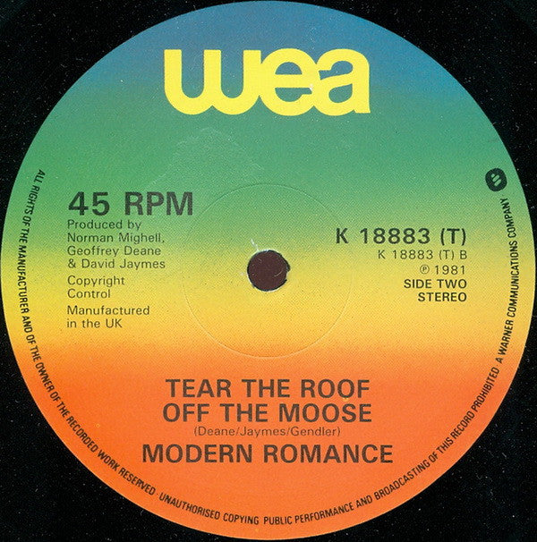 Modern Romance : Ay Ay Ay Ay Moosey (12", Single)