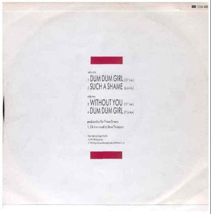 Talk Talk : Dum Dum Girl (12", Single, RE)