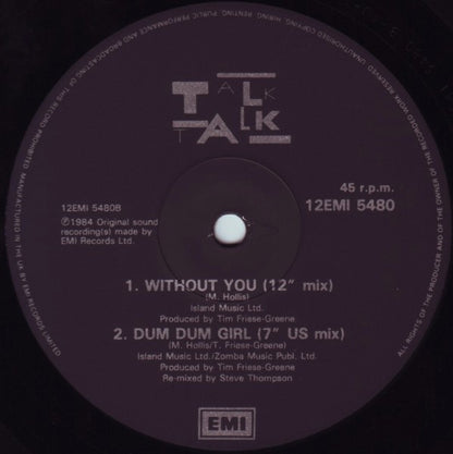 Talk Talk : Dum Dum Girl (12", Single, RE)