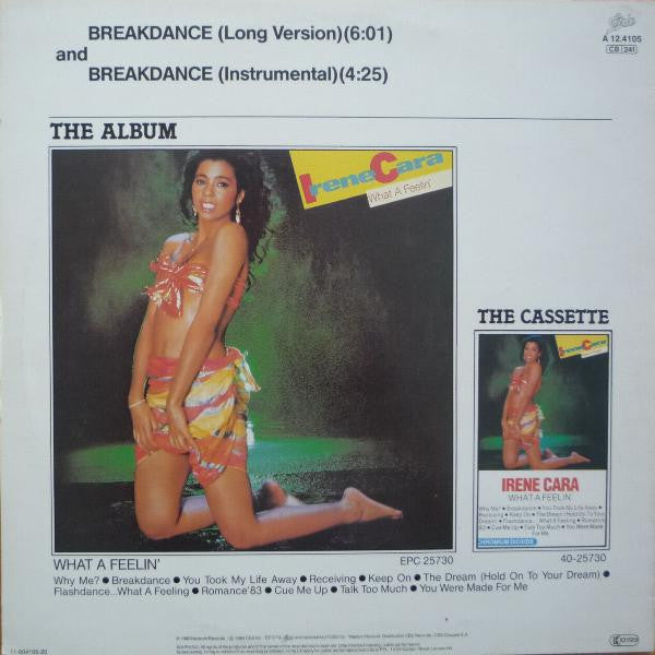 Irene Cara : Breakdance (12", Maxi)