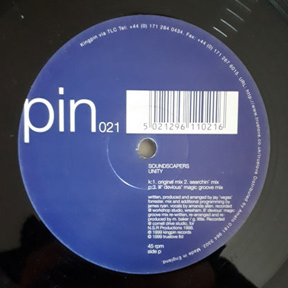 Soundscapers : Unity (12")