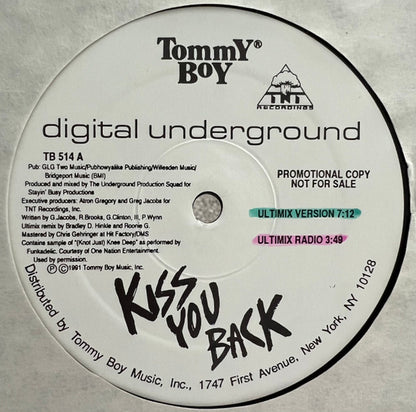 Digital Underground : Kiss You Back (12", Promo)
