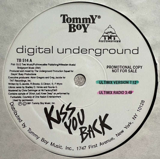 Digital Underground : Kiss You Back (12", Promo)