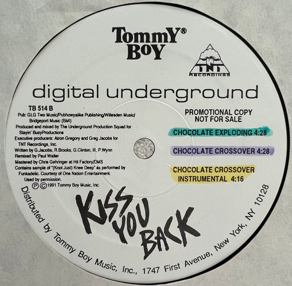 Digital Underground : Kiss You Back (12", Promo)