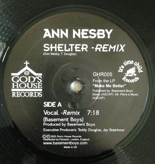 Ann Nesby : Shelter (Remix) (12")