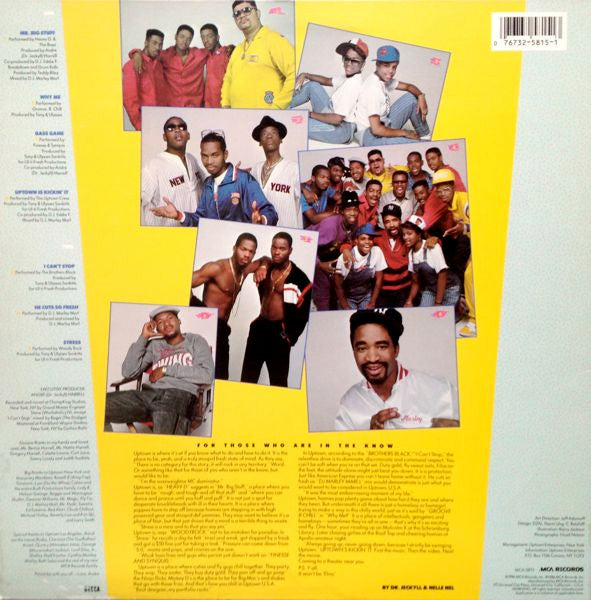 Various : Uptown Is Kickin' It (LP, Comp)