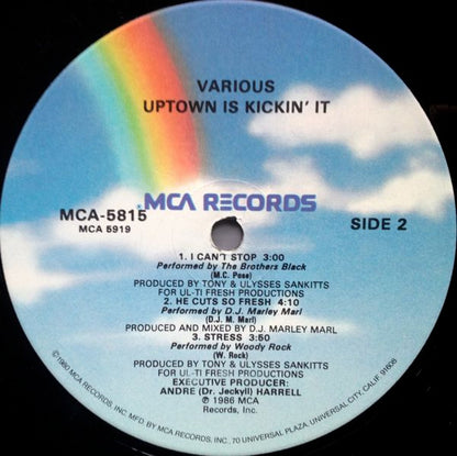 Various : Uptown Is Kickin' It (LP, Comp)