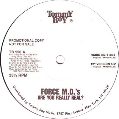 Force MD's : Are You Really Real? (12", Promo)