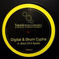 Digital, Drum Cypha & Lutin : Bitch Of A Spider / Chi Wa Wa (12")