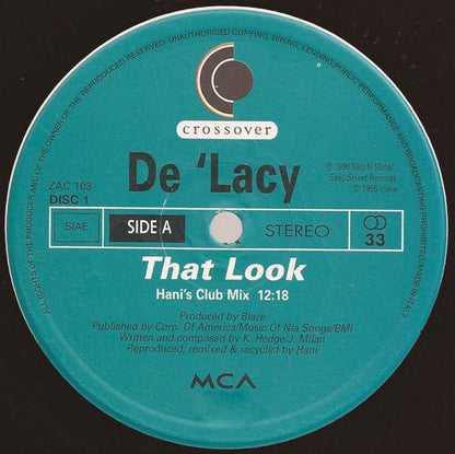 De'Lacy : That Look (2x12")