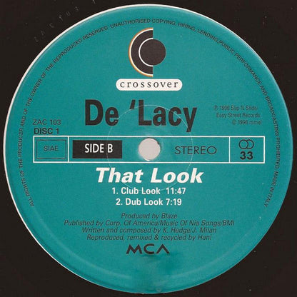 De'Lacy : That Look (2x12")