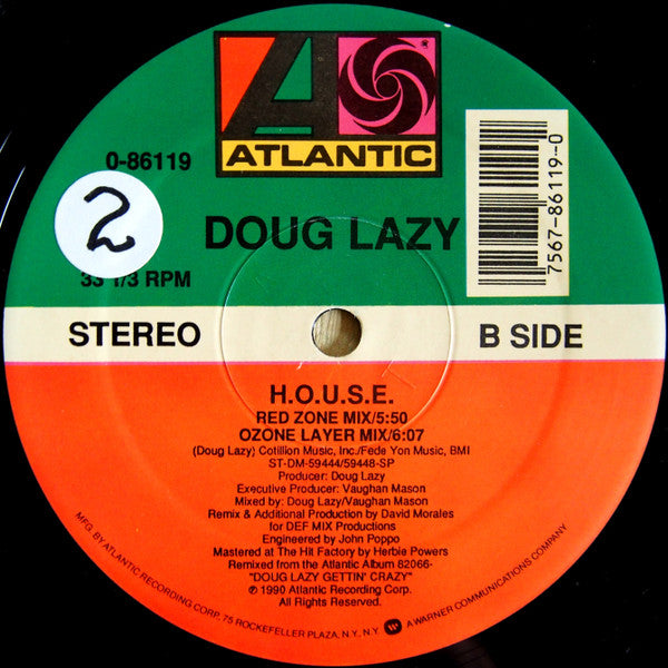 Doug Lazy : H.O.U.S.E. (12")
