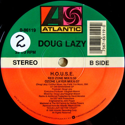 Doug Lazy : H.O.U.S.E. (12")