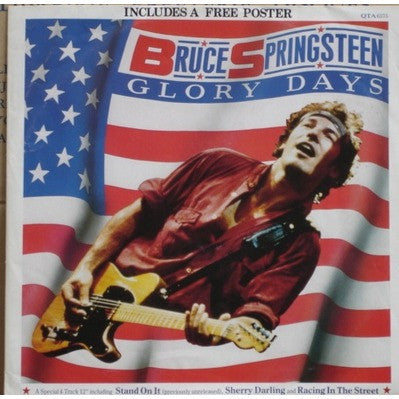 Bruce Springsteen : Glory Days (12", Single, Pos)