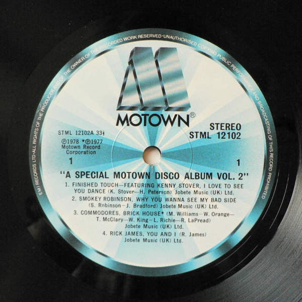 Various : A Special Motown Disco Album Vol.2 (LP, Comp)