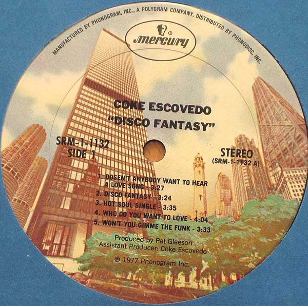 Thomas 'Coke' Escovedo* : Disco Fantasy (LP, Album)