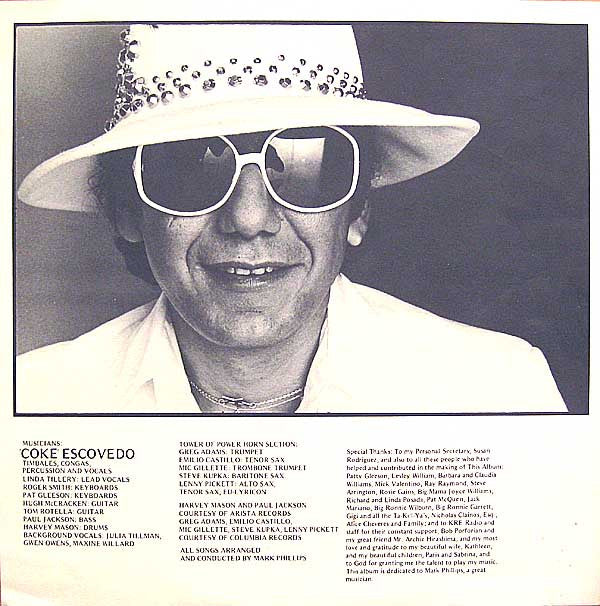 Thomas 'Coke' Escovedo* : Disco Fantasy (LP, Album)