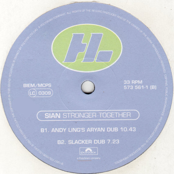 Sian (2) : Stronger Together (12")