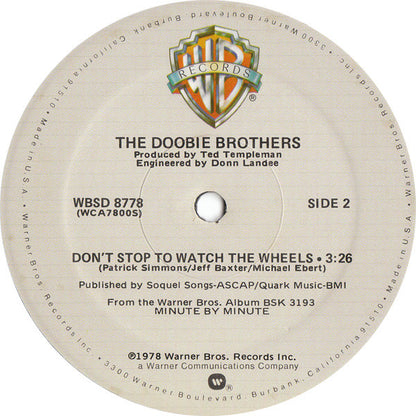 The Doobie Brothers : What A Fool Believes (12", Single)