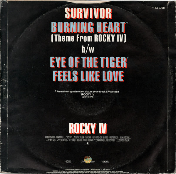 Survivor : Burning Heart (12")