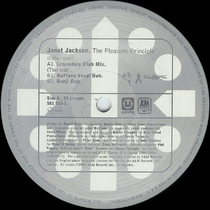Janet Jackson : The Pleasure Principle (The Danny Tenaglia Mixes) / Alright (The Todd Terry Mixes) (2x12", Ltd)