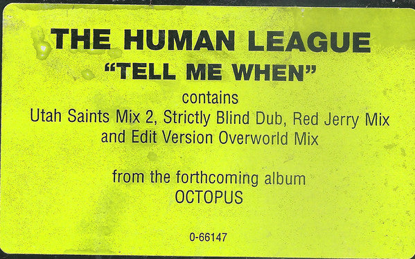 The Human League : Tell Me When (12")