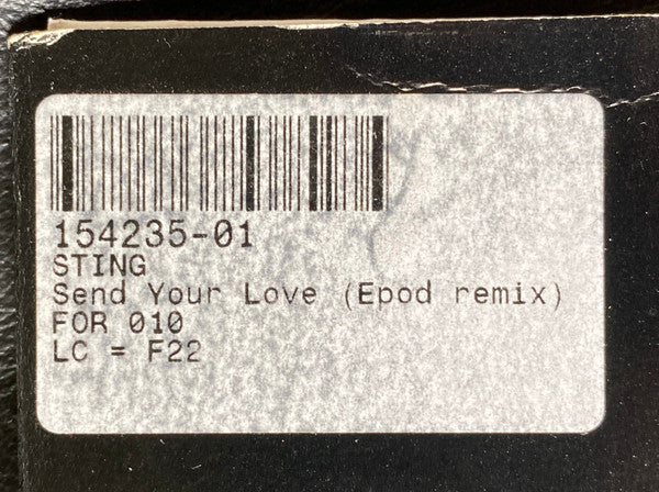 Sting : Send Your Love (Epod Rmx) (12", W/Lbl)