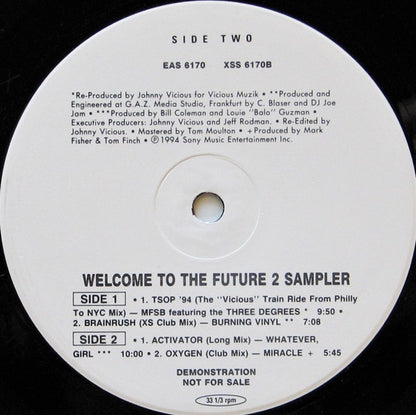 Various : Welcome To The Future² Sampler (12", Ltd, Promo, Smplr)
