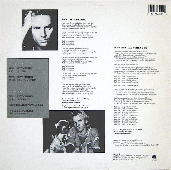 Sting : We'll Be Together (12")