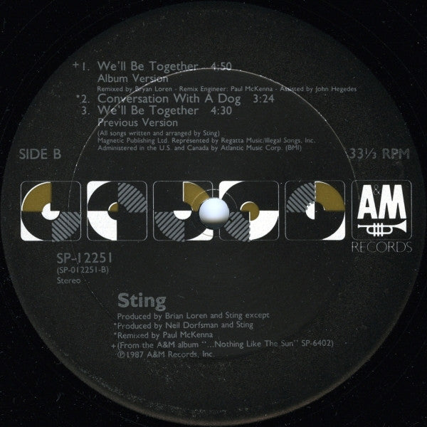Sting : We'll Be Together (12")