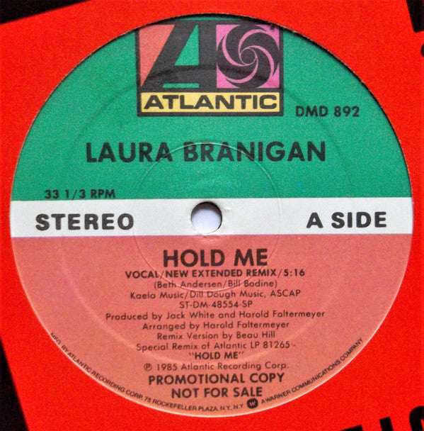 Laura Branigan : Hold Me (12", Promo)