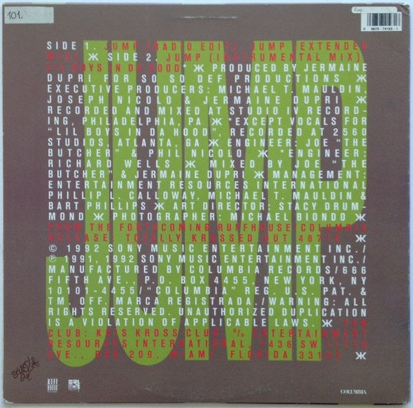 Kris Kross : Jump (12", Single)