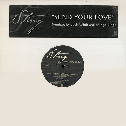 Sting : Send Your Love (Remixes By Josh Wink And Minge Binge) (2x12", Promo)