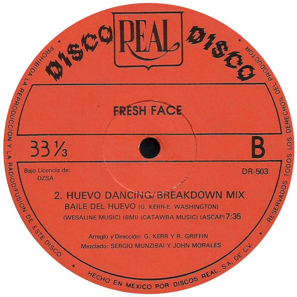 Fresh Face : Huevo Dancing = Baile Del Huevo (12", Single)