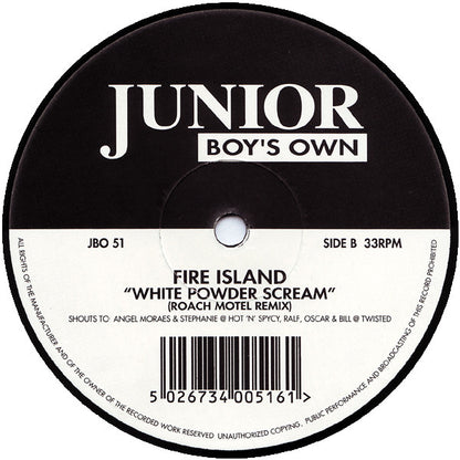 Fire Island : White Powder Dreams (12", Single)