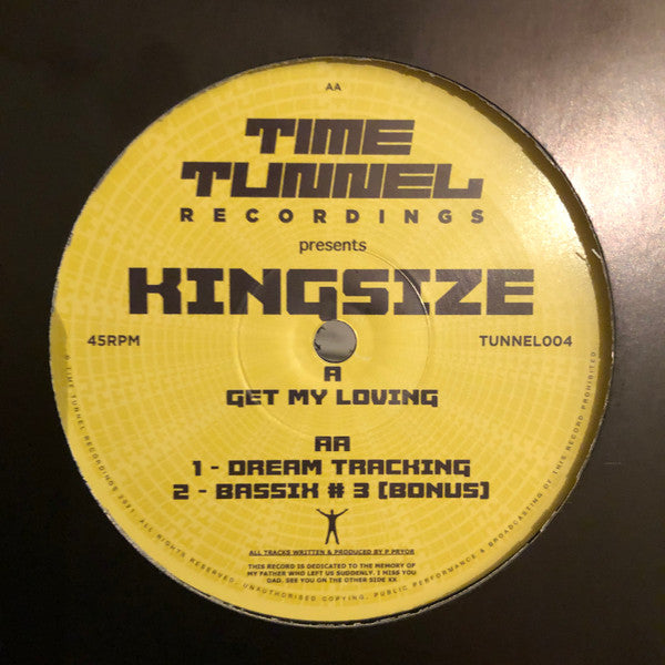 Kingsize* : Get My Loving (12", Single)