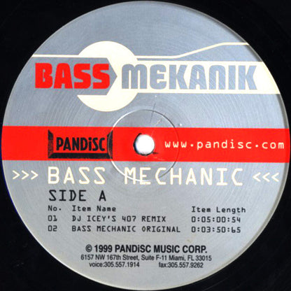 Bass Mekanik : Bass Mechanic (12")