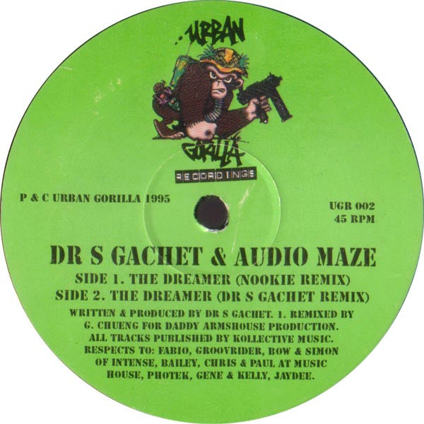 Dr. S. Gachet & Audio Maze : The Dreamer (Remixes) (12")
