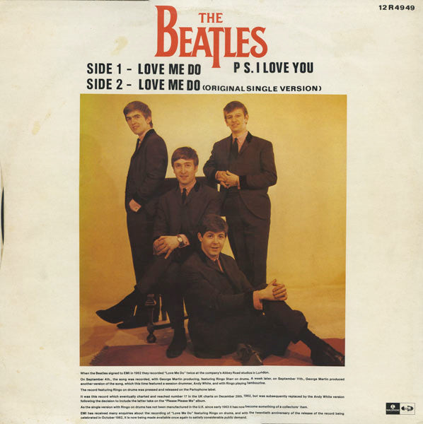 The Beatles : Love Me Do (12", Mono)