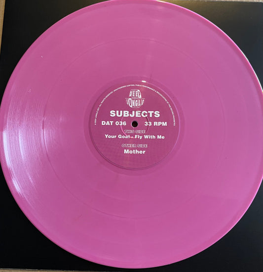 Subjects (5) : Mother / Your Goal / Fly With Me  (12", S/Edition, Pin)