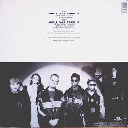 Beats International : Won't Talk About It (12")