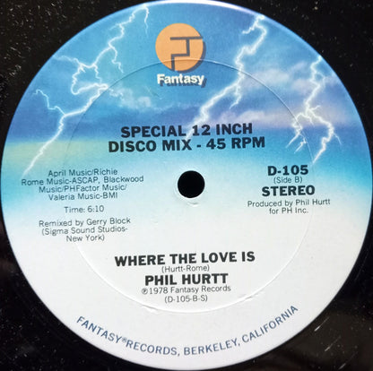 Phil Hurtt : Giving It Back (12")