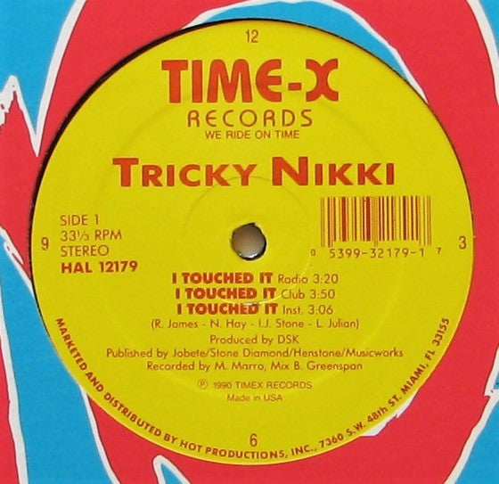 Tricky Nikki : I Touched It (12", Maxi)