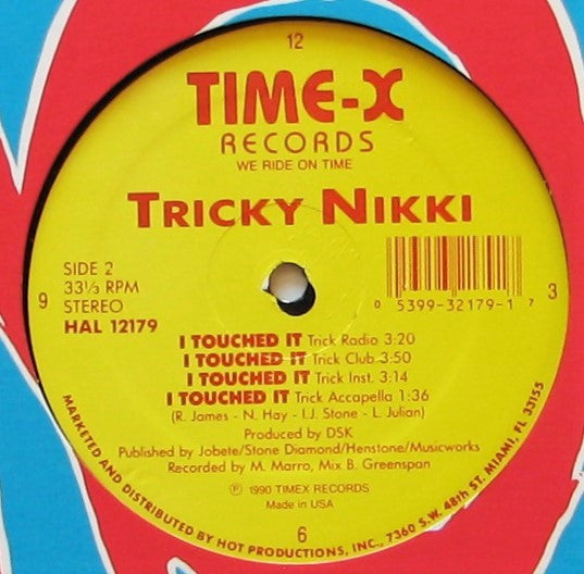Tricky Nikki : I Touched It (12", Maxi)