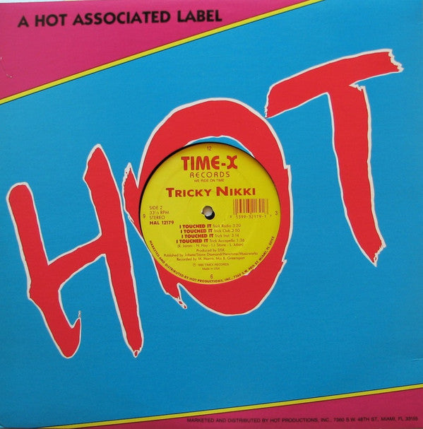 Tricky Nikki : I Touched It (12", Maxi)