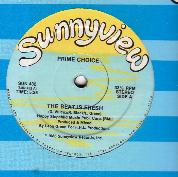 Prime Choice : The Beat Is Fresh (12")